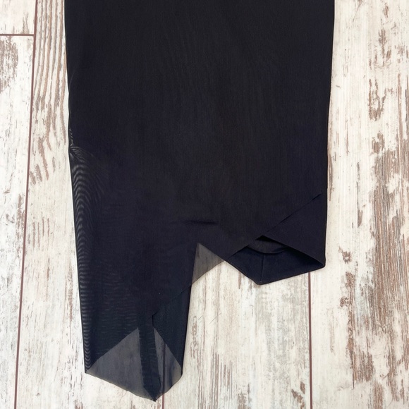 Three Floor Black Embellished Mesh Halter Dress Size 0 XXS Zip Back NWT - Picture 15 of 16